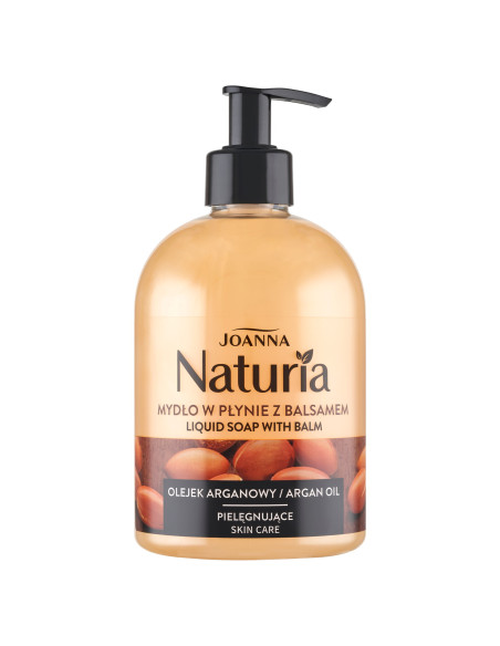 NATURIA Tekuté mýdlo s arganovým olejem balzám 500 ml