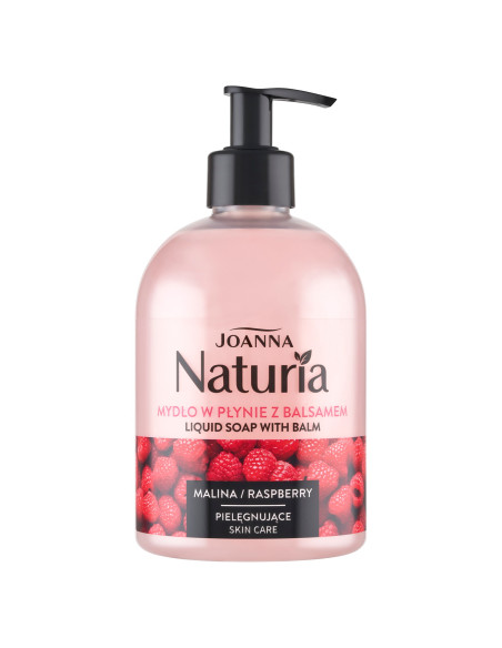 NATURIA tekuté mýdlo s balzámem Malina 500 ml