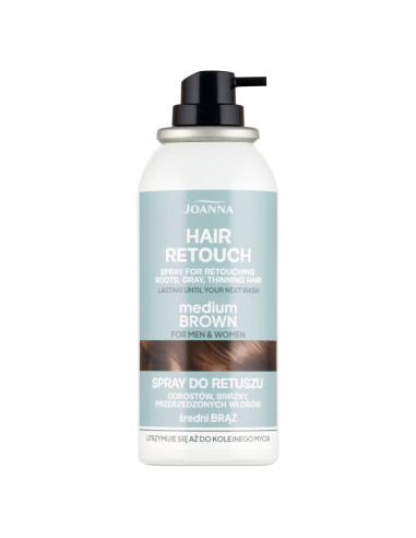HAIR RETOUCH spray a növekedési közepes barna fedésére 75 ml