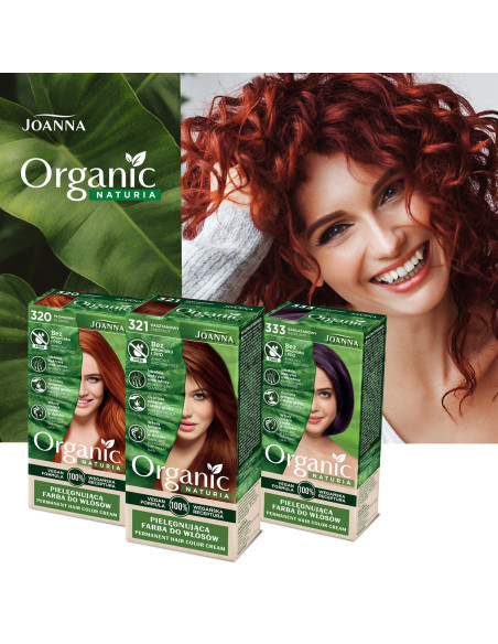 NATURIA ORGANIC VEGAN farba na vlasy 321 Gaštanová