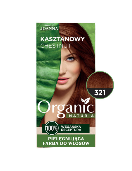 NATURIA ORGANIC VEGAN farba na vlasy 321 Gaštanová