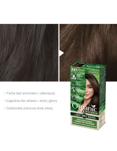 NATURIA ORGANIC VEGAN hajfesték 341 Chocolate