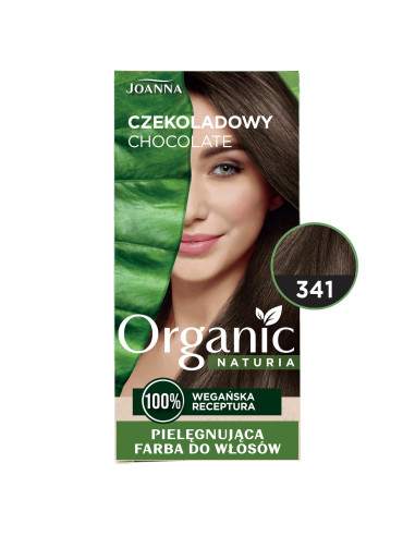 NATURIA ORGANIC VEGAN farba na vlasy 341 Čokoládová