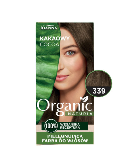 NATURIA ORGANIC VEGAN farba na vlasy 339 Kakaová
