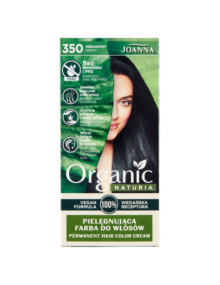 NATURIA ORGANIC Vegán Festék Ebony 350