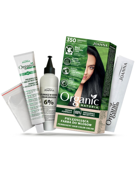 NATURIA ORGANIC Vegán Festék Ebony 350