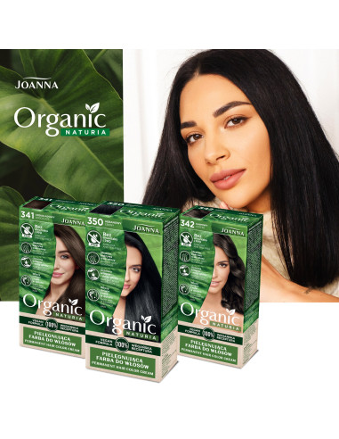 NATURIA ORGANIC Vegán Festék Ebony 350