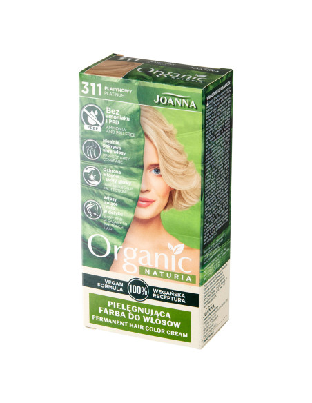 NATURIA ORGANIC VEGAN farba na vlasy 311 Platinová