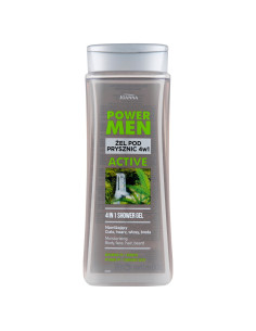 POWER MEN 4v1 ACTIVE sprchový gél pre mužov s konope a vitamínmi. PP 300 ml