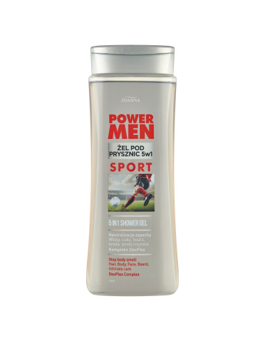 POWER MEN Sprchový gél 5v1 SPORT DeoPlex 300ml