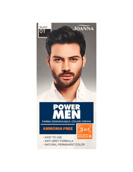 POWER MEN barva Paint 01 Black 2024