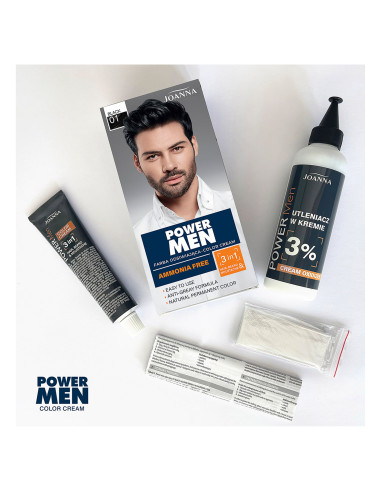 POWER MEN barva Paint 01 Black 2024