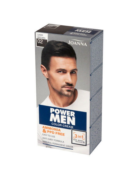 POWER MEN szín Festék 02 Sötétbarna