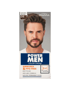 POWER MEN farba na vlasy 04 Prírodná hnedá
