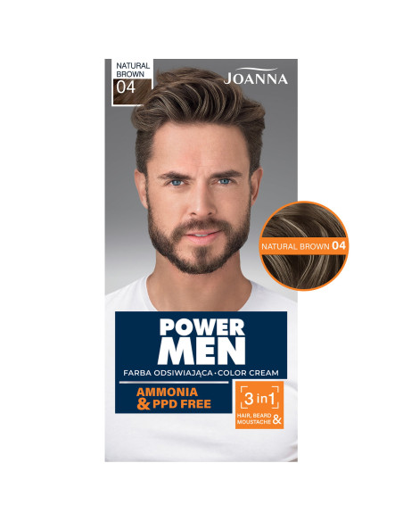 POWER MEN barva Paint 04 Natural brown 2024