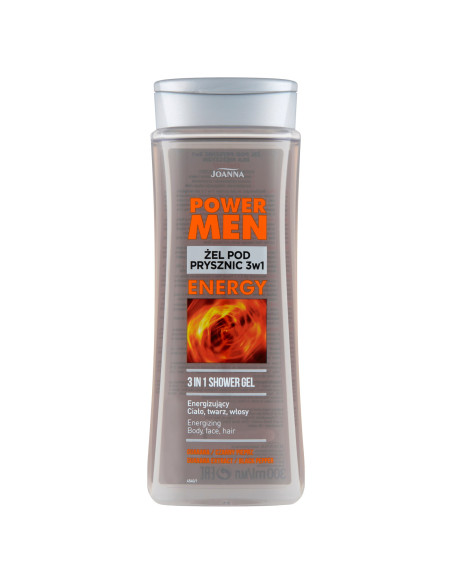 POWER MEN energizujúci sprchový gél s guaranou a korením 300 ml