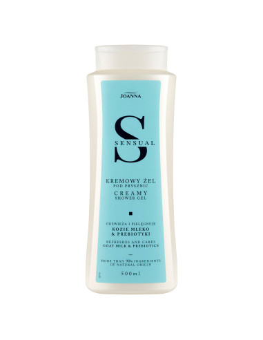 Joanna Sensual Creamy tusfürdő kecsketej és prebiotikumok 500 ml