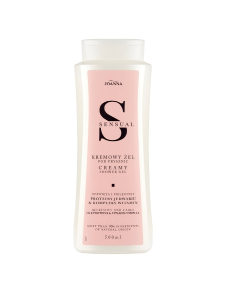 SENSUAL krémový sprchový gél s hodvábnymi proteínmi a vitamínovým komplexom 500 ml
