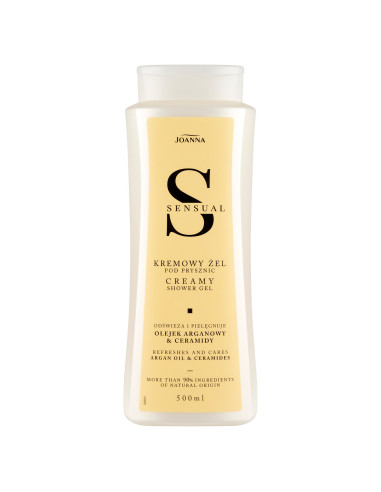 Joanna Sensual Krémový sprchový gel s arganovým olejem a ceramidy 500 ml