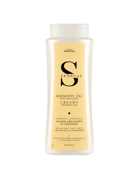 Joanna Sensual Krémový sprchový gel s arganovým olejem a ceramidy 500 ml