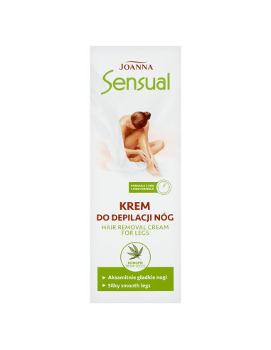 SENSUAL depilačný krém na nohy s konopným extraktom 100 g