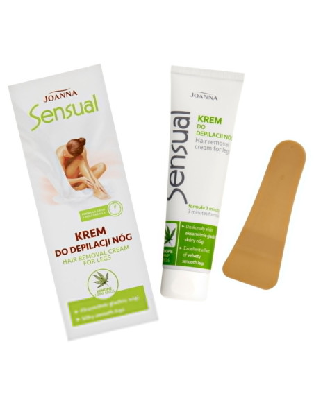 SENSUAL depilačný krém na nohy s konopným extraktom 100 g