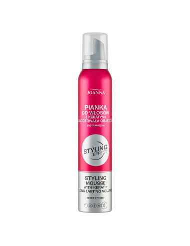 STYLING EFFECT Extra silná pena na vlasy s keratínom 150 ml