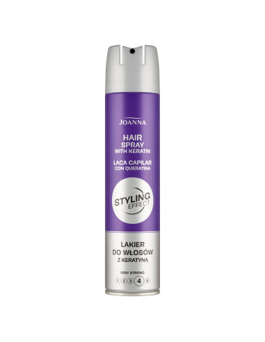 STYLING EFFECT Veľmi silný lak na vlasy s keratínom 250 ml