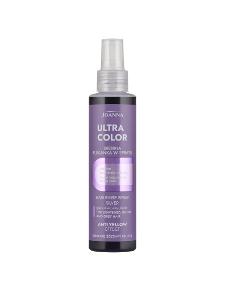 ULTRA Color ezüstöblítő spray – hideg szőke és ősz haj | 100% fényes