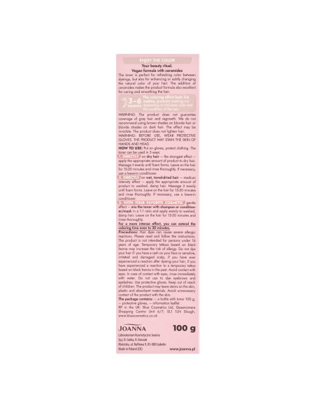 ULTRA COLOR veganský toner na vlasy Coconut Latte 100 g
