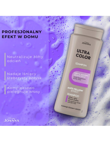 ULTRA COLOR šampon na stříbrné blond odstíny 400 ml