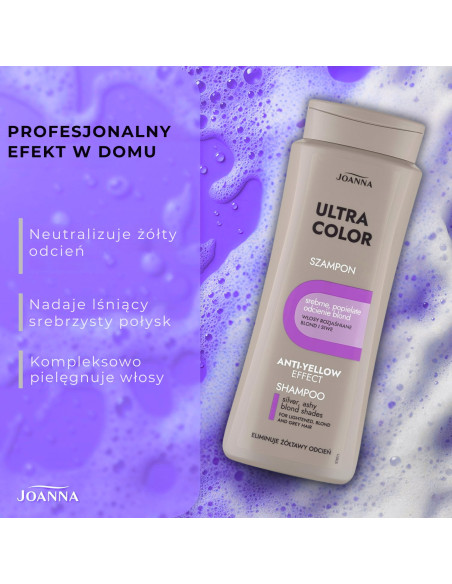 ULTRA COLOR šampón na strieborné blond odtiene 400 ml