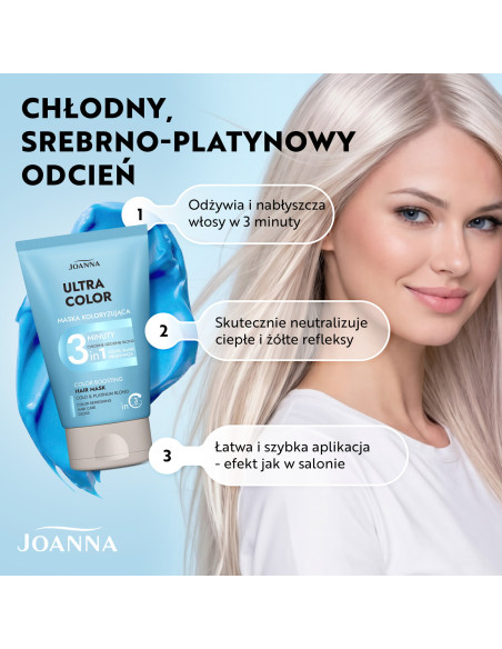 ULTRA COLOR 3 min – Farbiaci kondicionér pre chladnú blond