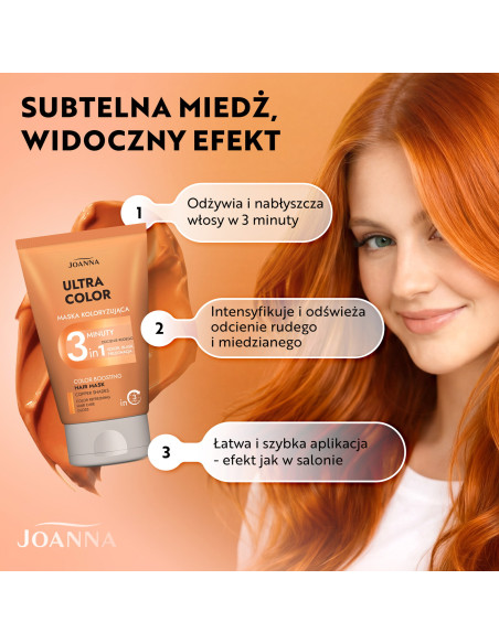 ULTRA Color 3 min – Červený barvicí kondicionér 100 g