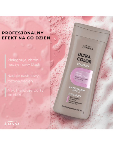 ULTRA Pink Blonde Shampoo 200 ml – pro blond a šedivé vlasy | Tónování, Proti žlutým odleskům