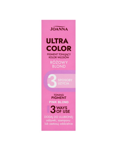 Ultra Color Pigment tónovací růžová blond zvýrazní a osvěží barvu vlasů