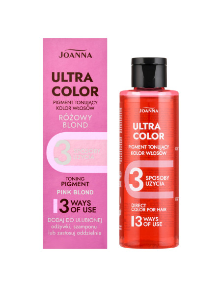 Ultra Color Pigment tónovací růžová blond zvýrazní a osvěží barvu vlasů