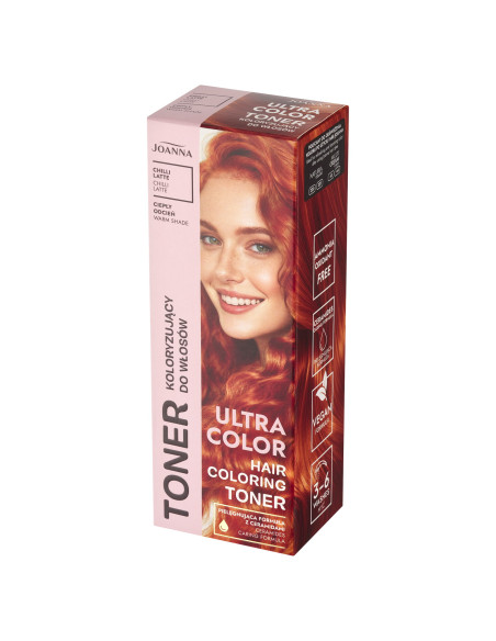 ULTRA COLOR vegánsky toner na vlasy Chilli Latte 100 g