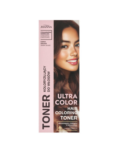 ULTRA COLOR vegánsky toner na vlasy Cinnamon Chocolate 100 g
