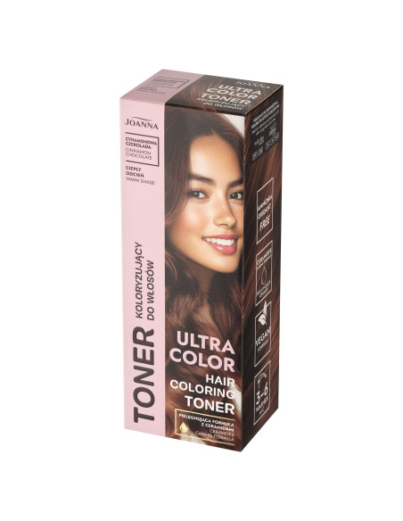 Ultra Color Toner Cinnamon chocolate – veganský toner na vlasy | Joanna