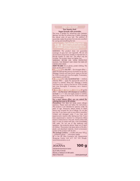 ULTRA COLOR vegánsky toner na vlasy Creamy Latte 100 g