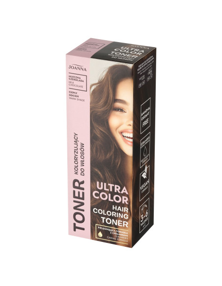 Ultra Color Toner Tejcsokoládé - ​​vegán hajfesték | Joanna