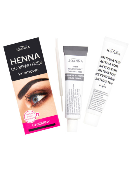 HENNA krémová farba na obočie a mihalnice čierna 1.0 15 ml