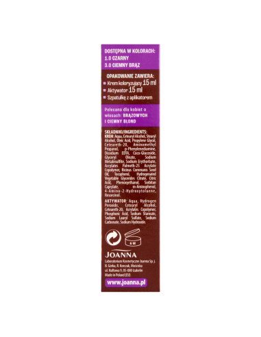 HENNA krémová farba na obočie a mihalnice tmavohnedá 3.0 15 ml
